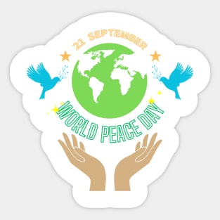 International Peace Day Sticker